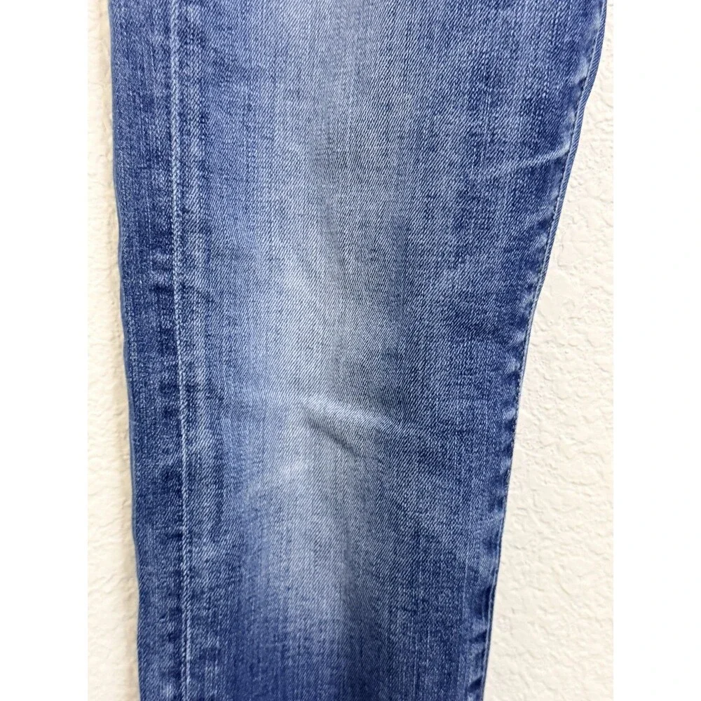 GAP 1969 Blue Jeans Size 27 4 Sexy Boyfriend 100% Cotton Denim Ankle 2012 2000s